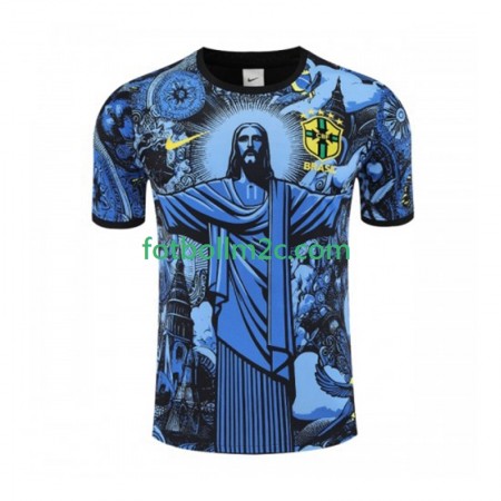 Fußballtrikots Brasilien Jesus Heim Trikotsatz Blau 2024-2025 Fußballtrikots Brasilien Jesus Heim Trikotsatz Blau 2024-2025